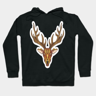 Deer Sticker Hoodie